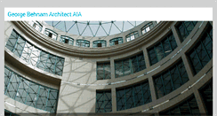 Desktop Screenshot of gbehnamarchitect.com